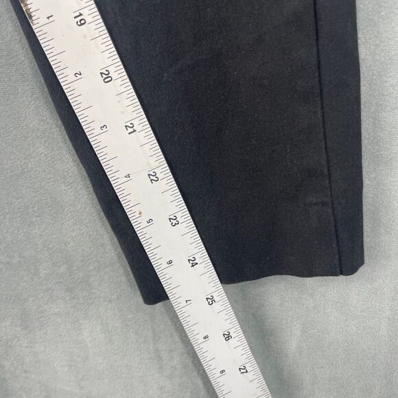 The Essential Slim By Anthropologie Dress Pants Womens 10 Black Straight Leg - Picture 9 of 11